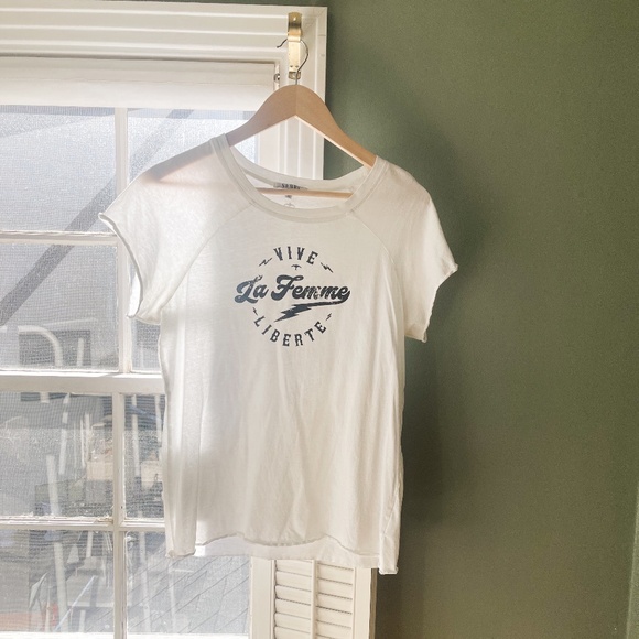 Serra Tops - The Angle "Vive Le Femme" by Serra Sz L Brilliant White